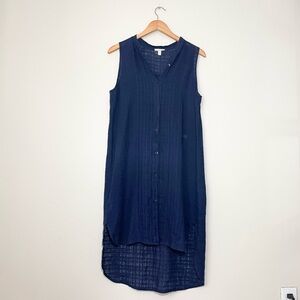 Eileen Fisher Linen Sleeveless Tunic Top